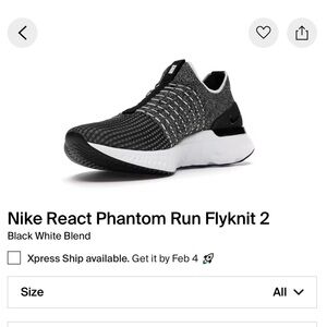 Nike React Phantom Run Flyknit 2
